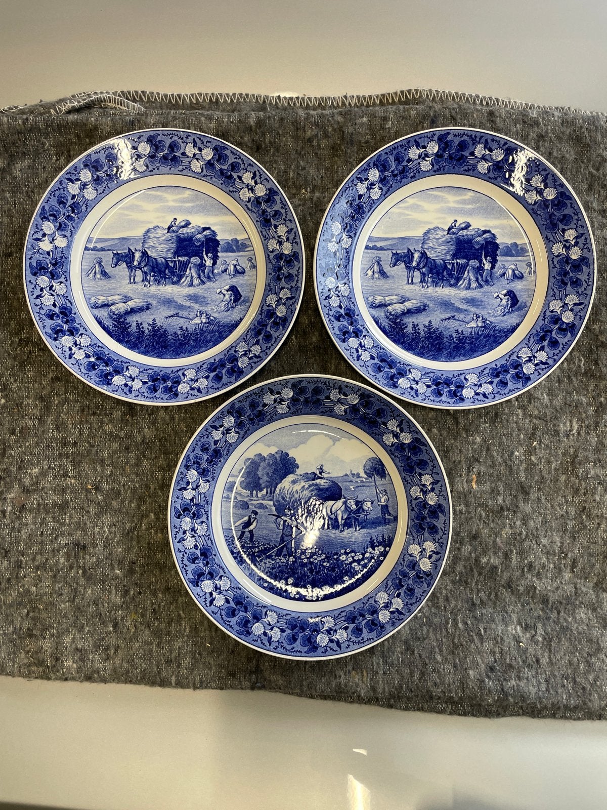 Set van 3 Villeroy & Boch Dresden decoratieve borden, Antiek en Kunst, Ophalen of Verzenden
