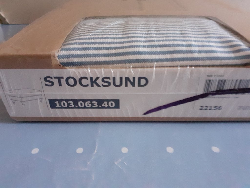 STOCKSUND, nieuwe hoes voor voetenbakje ikea, 125 cm of meer, Nieuw, Ophalen of Verzenden, Stof