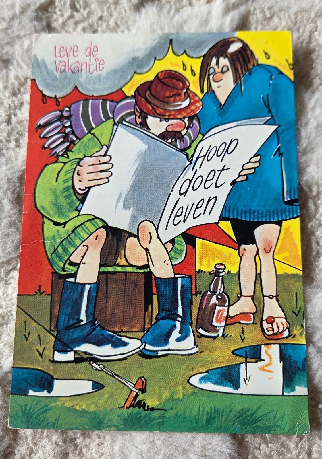 Leve de Vakantie - Hoop doet leven, Verzamelen, Ansichtkaarten | Themakaarten, Verzenden, 1960 tot 1980, Gelopen, Overige thema's