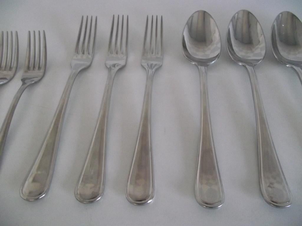 10 stuks RVS rondfilet bestek Windsor 7 Keltum 3 Livorno p s, Antiek en Kunst, Antiek | Bestek, Ophalen of Verzenden