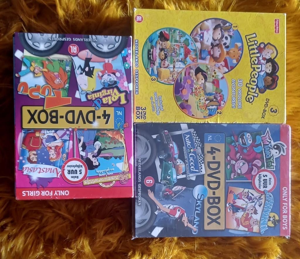Dvd boxen kids, Cd's en Dvd's, Dvd's | Tekenfilms en Animatie, Alle leeftijden, Ophalen of Verzenden, Nieuw in verpakking, Europees