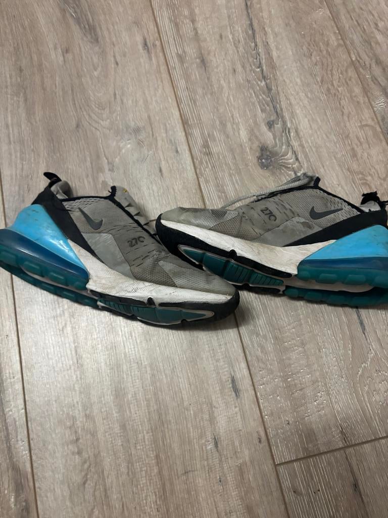Nike Air Max 270 Sneakers - Grijs/Blauw, Ophalen of Verzenden, Gedragen, Overige kleuren, Sneakers of Gympen