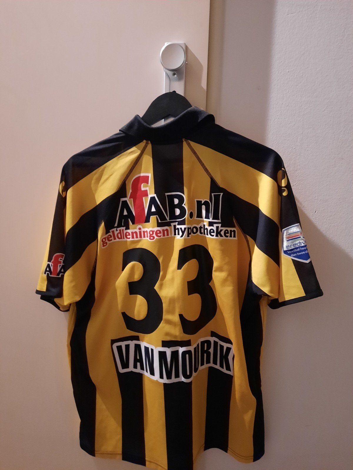 matchworn shirt collin van mourik, Ophalen of Verzenden, Zo goed als nieuw, Vitesse, Shirt