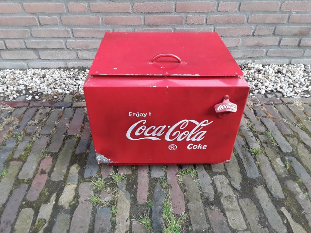 Zware vintage Coca-Cola koelkist., Ophalen of Verzenden, Zo goed als nieuw, Gebruiksvoorwerp