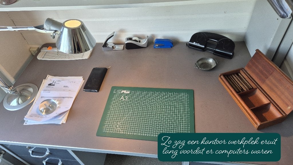 Tanker Desk - Vintage industrieel metalen bureau 1960/70's, Ophalen, Gebruikt, 150 cm, Industrieel