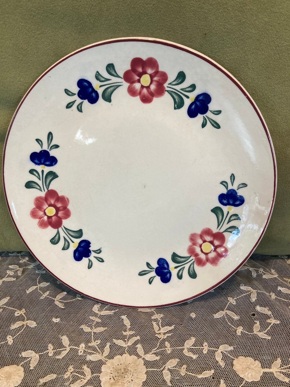 Bordje Provincial Bouquet (180825), Gebruikt, Ophalen of Verzenden, Bord(en), Overige stijlen