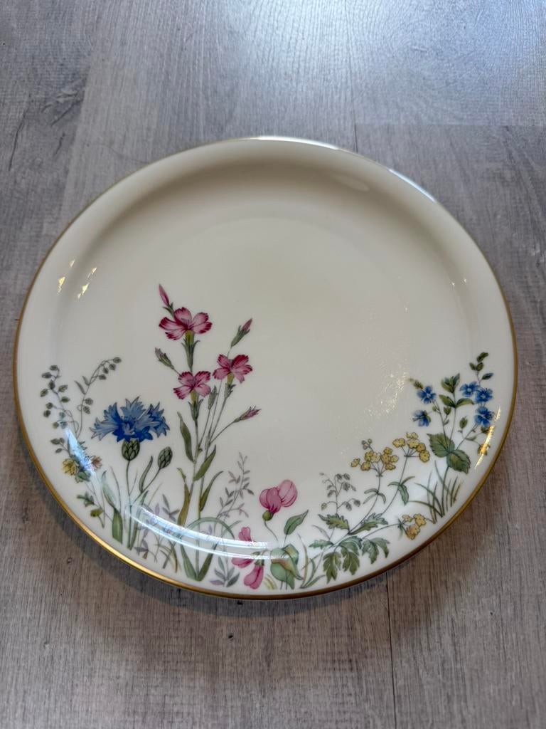 Krautheim Selb Bavaria ontbijtbord – Wiesengrund scène L, Antiek en Kunst, Antiek | Servies los, Ophalen of Verzenden