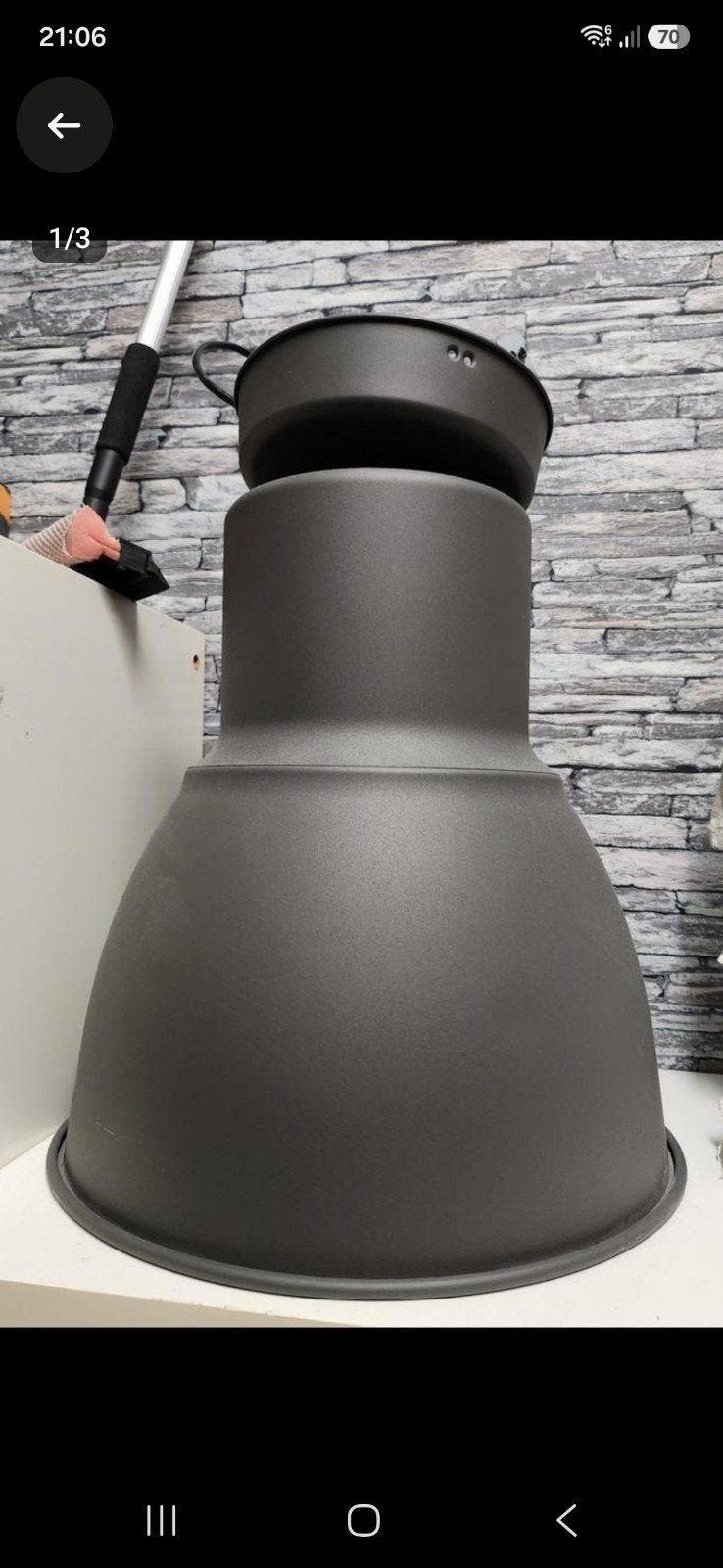 ikea Hektor Lamp, Ophalen, Gebruikt