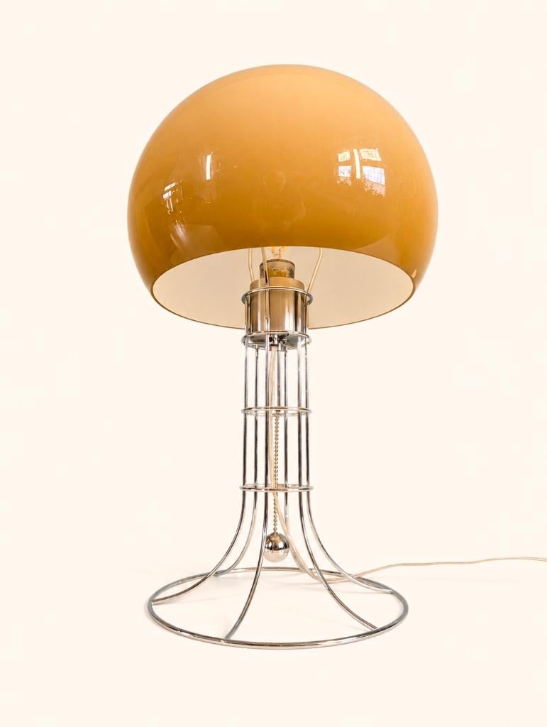 Vintage tafellamp - Herda mushroom - Zeldzaam - Jaren 70, Ophalen of Verzenden