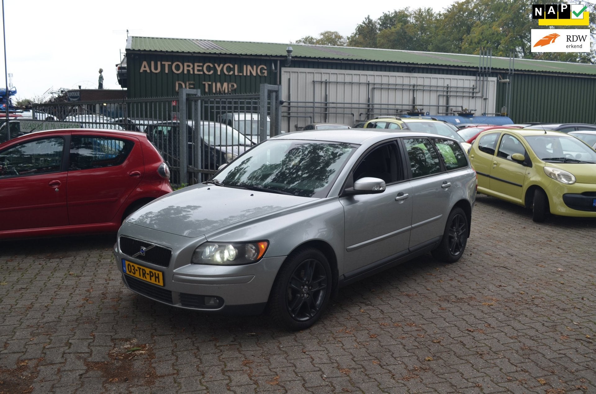 Volvo V50 2.0 Edition II Sport, Voorwielaandrijving, 1350 kg, Zilver of Grijs, Parkeersensor