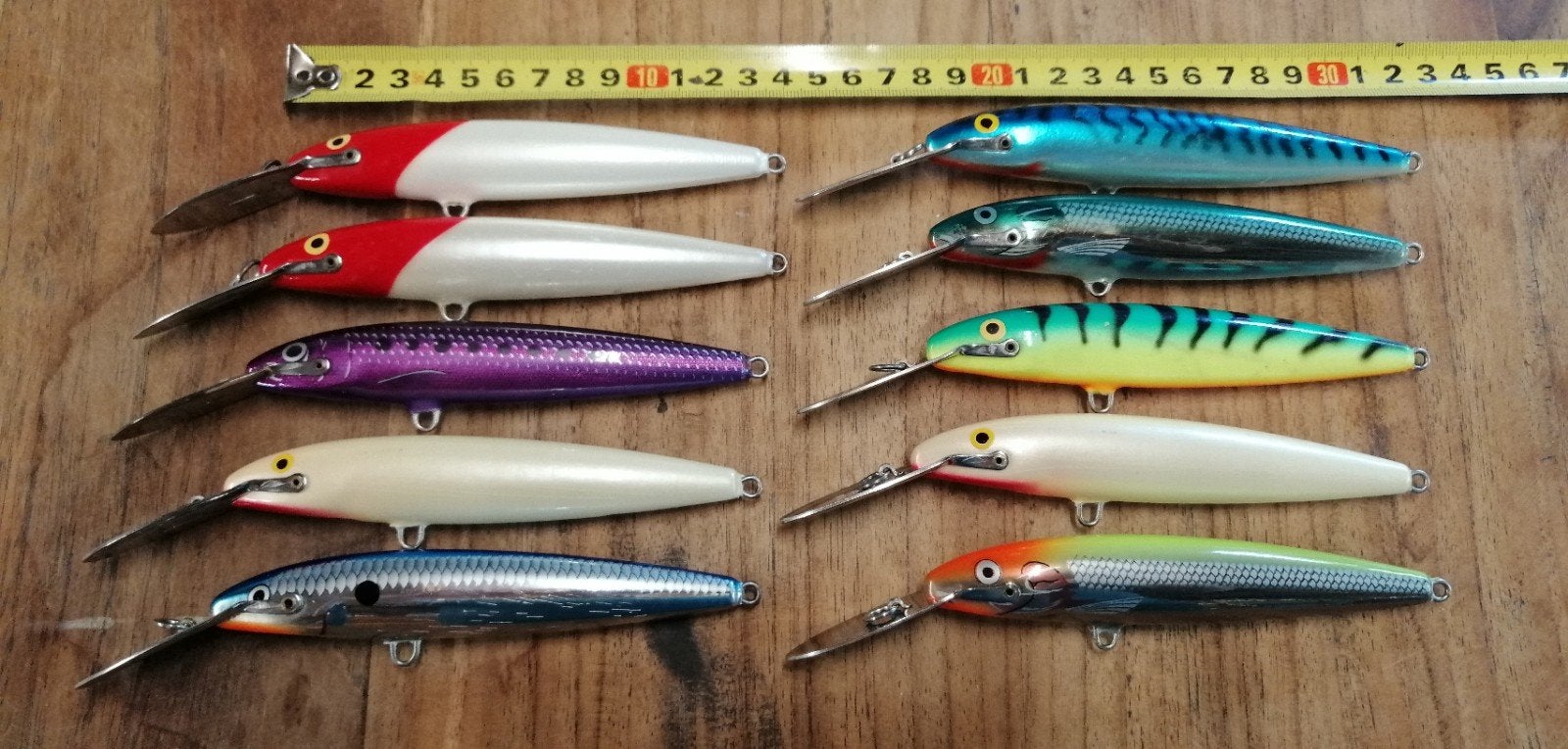 10x Rapala Magnum sinking 14cm pluggen, Watersport en Boten, Ophalen, Zo goed als nieuw, Overige typen