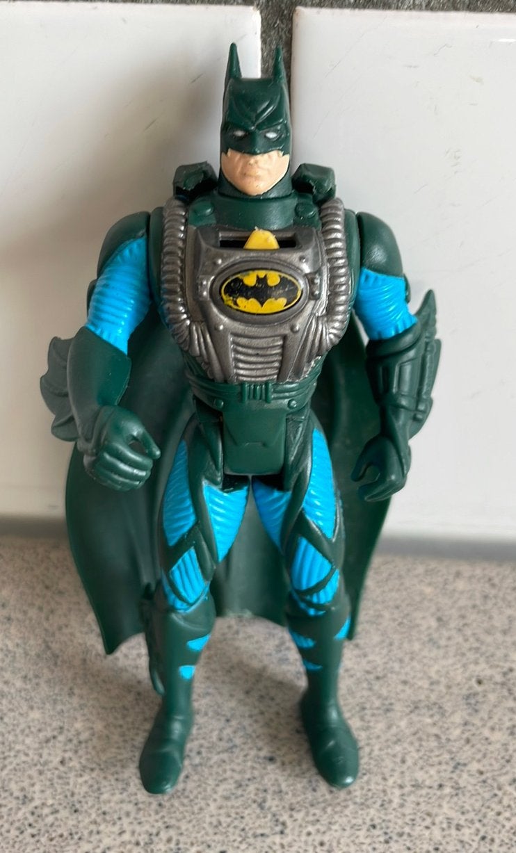 Batman pop figuur groen blauw, Ophalen of Verzenden, Zo goed als nieuw