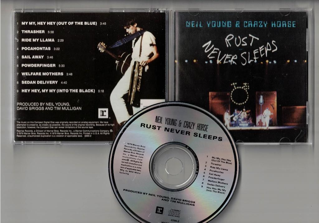 NEIL YOUNG CD Rust Never Sleeps, Ophalen of Verzenden, Zo goed als nieuw, Poprock