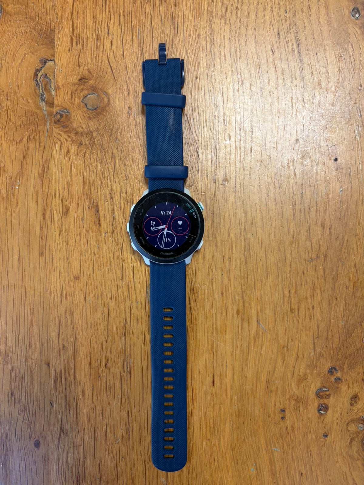 Garmin Forerunner 55, Ophalen of Verzenden, Gebruikt, Blauw, IOS