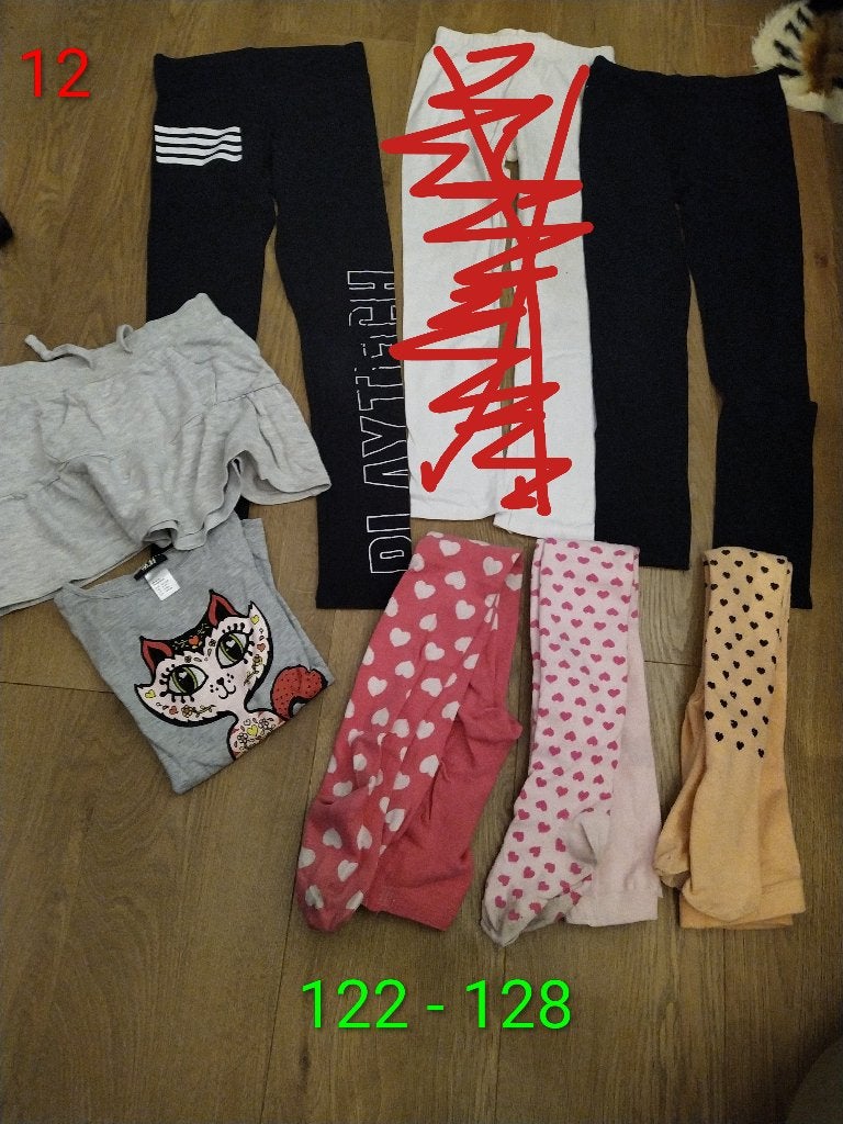 12 - Meisjes kleding pakket maat 122 - 128, Ophalen of Verzenden, Gebruikt, Meisje