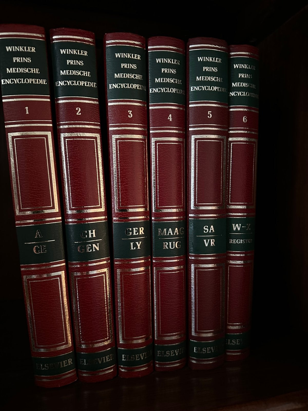 Winkler Prins Medische Encyclopedie, volledige serie, 1972, Ophalen, Zo goed als nieuw, Medisch