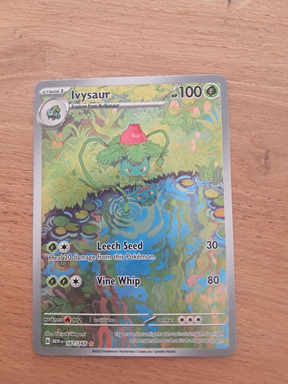Ivysaur ir 151 (167/165), Ophalen of Verzenden, Zo goed als nieuw