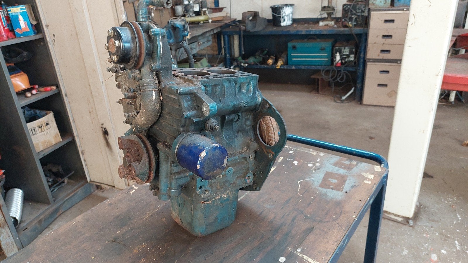 Kubota dieselmotor, Doe-het-zelf en Verbouw, Ophalen, Dieselmotor