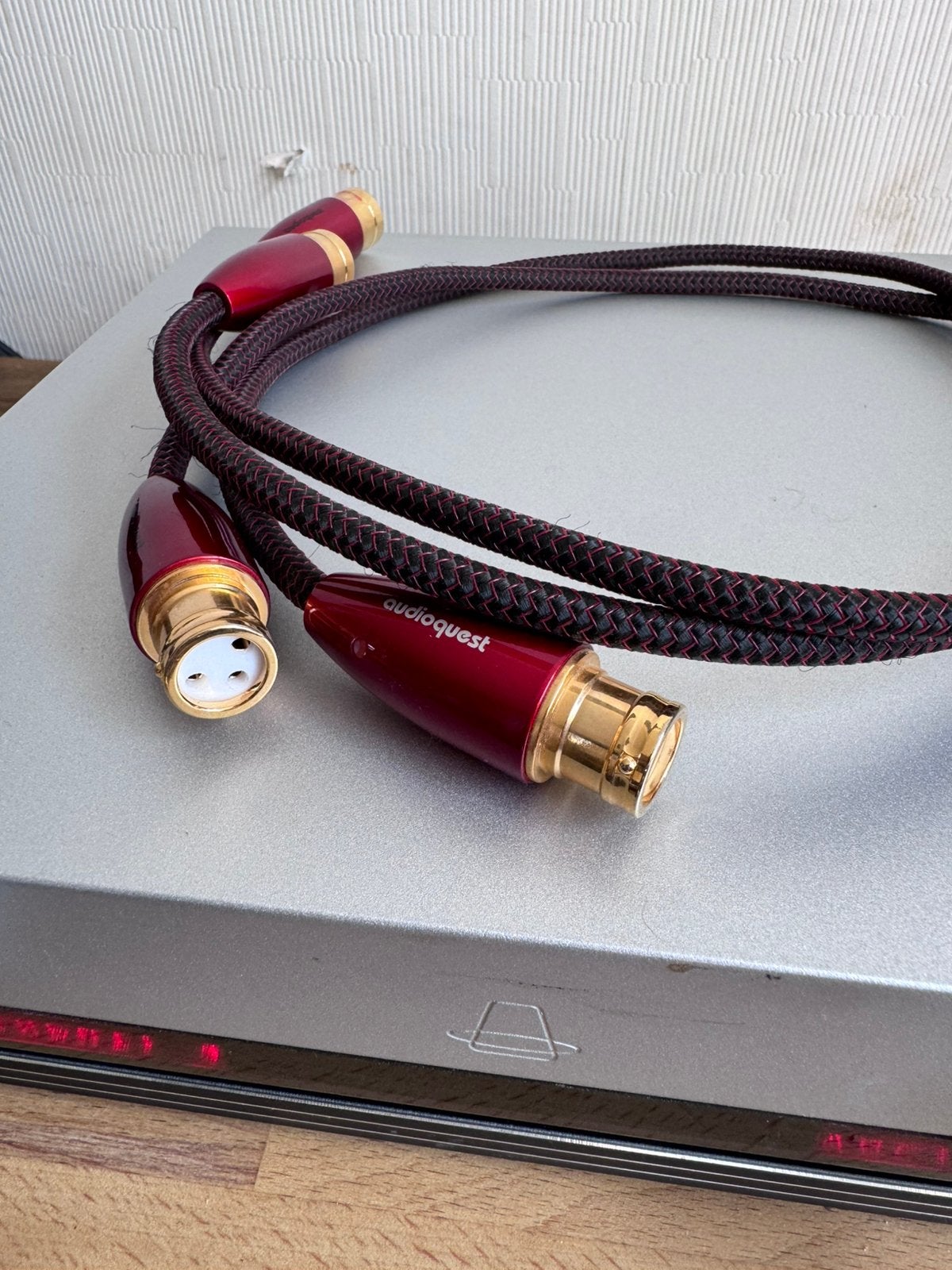 Audioquest Red River XLR 0,75 mtr, Ophalen of Verzenden, Zo goed als nieuw, Minder dan 2 meter, Interlink-kabel