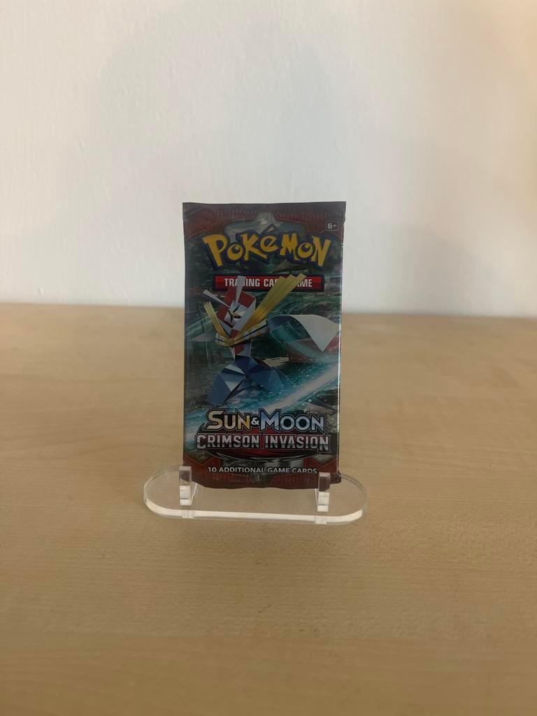 Pokémon Sun & Moon Crimson Invasion Booster Pack, Ophalen of Verzenden, Nieuw, Booster