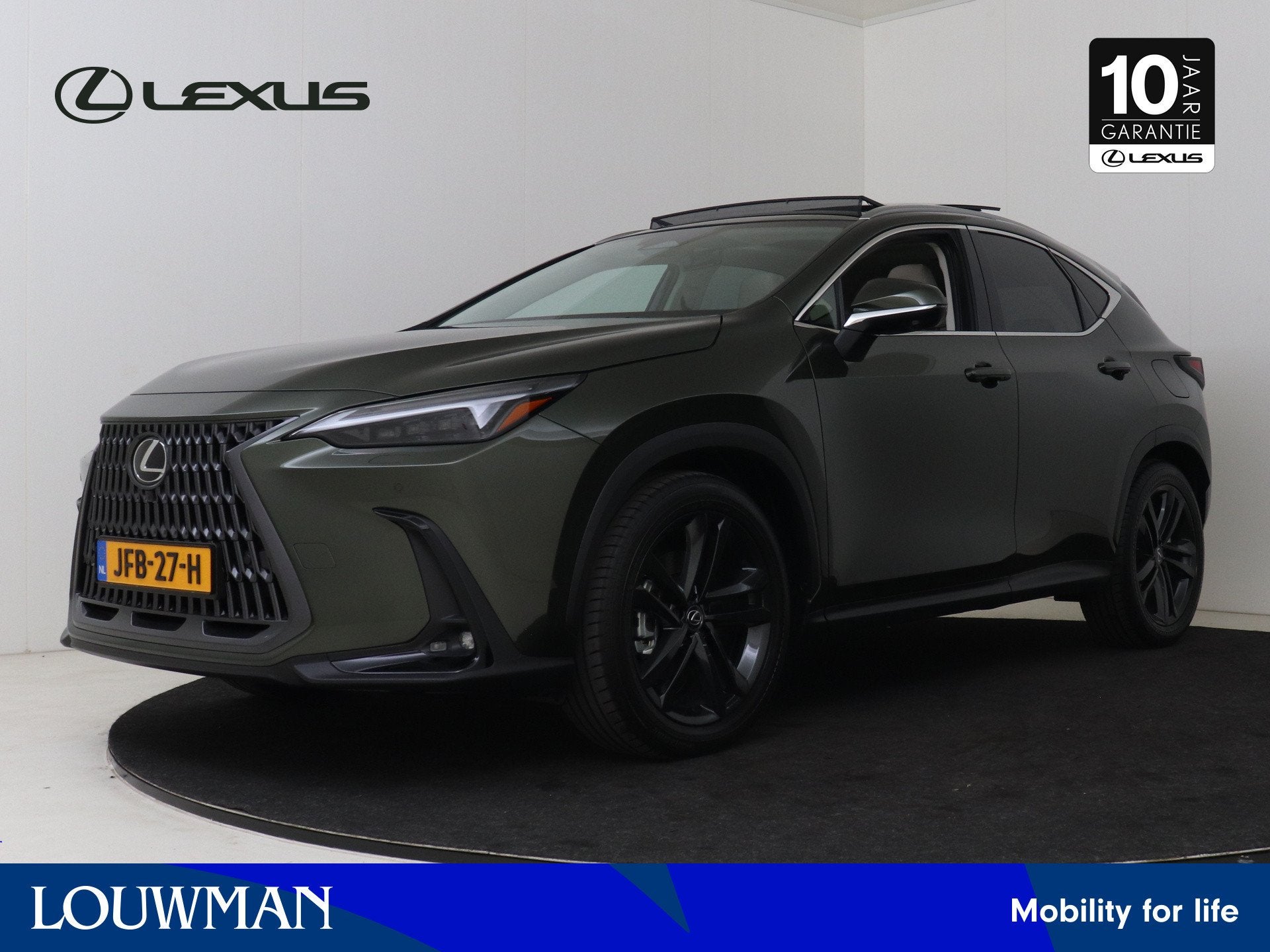 Lexus NX 450h+ AWD Executive Line | Panoramadak | 360 Camera, Auto's, Lexus, Automaat, 4 cilinders, Leder, Bedrijf