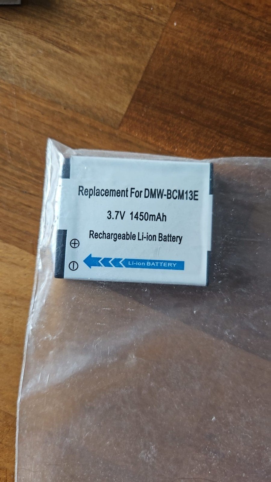 Li-ion batterij voor Panasonic camera DMW-BCM13E, Ophalen of Verzenden, Zo goed als nieuw, Oplaadbaar
