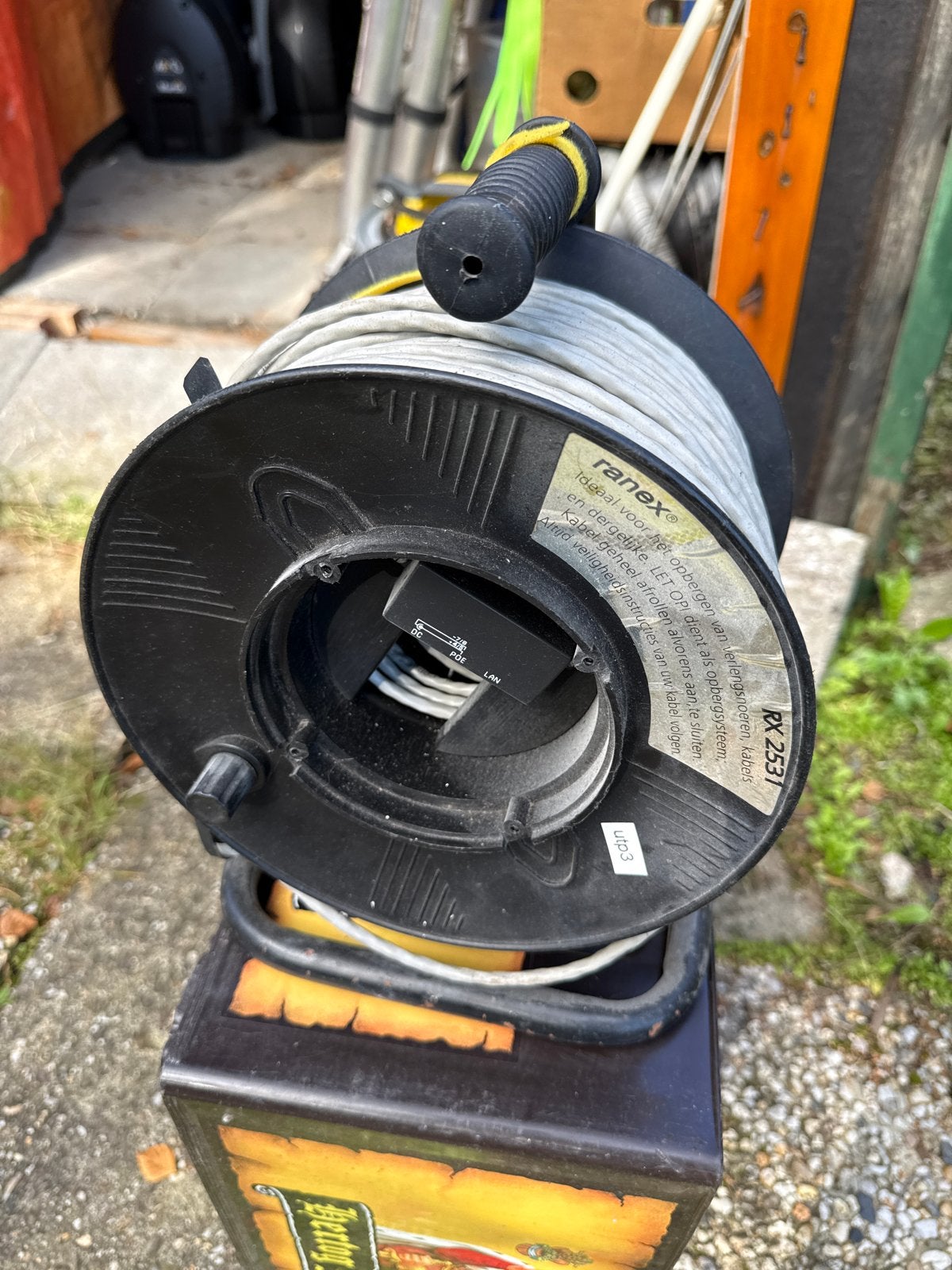 UTP Haspel 75m - Ranex RX 2531, Ophalen of Verzenden, Gebruikt