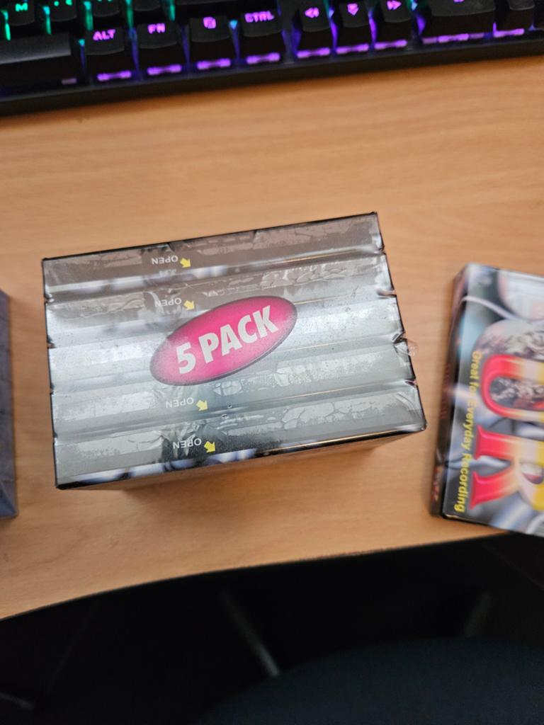 Nieuwe onbespeelde cassettebandjes - 5-pack, 2 t/m 25 bandjes, Overige genres, Ophalen of Verzenden, Nieuw in verpakking