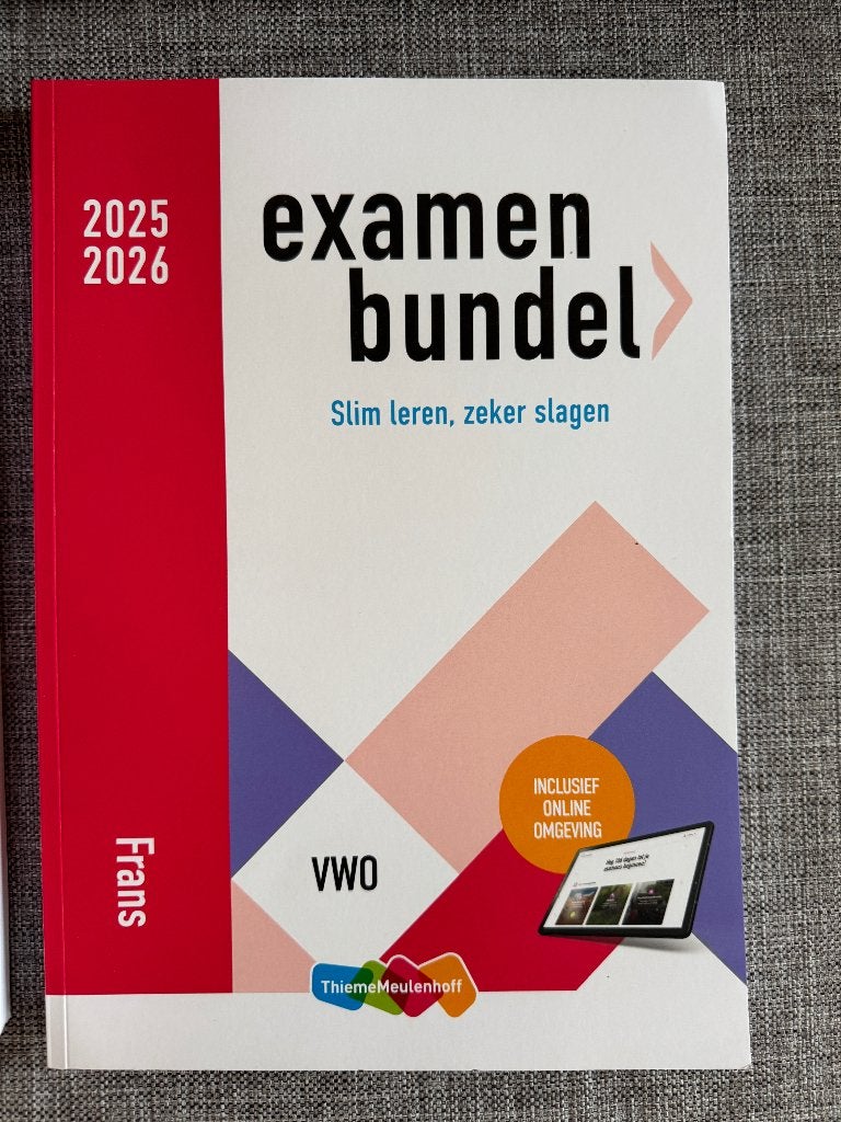 Examenbundels Frans VWO 2025/2026 en 2023/2024, Ophalen of Verzenden, Zo goed als nieuw, VWO, Frans