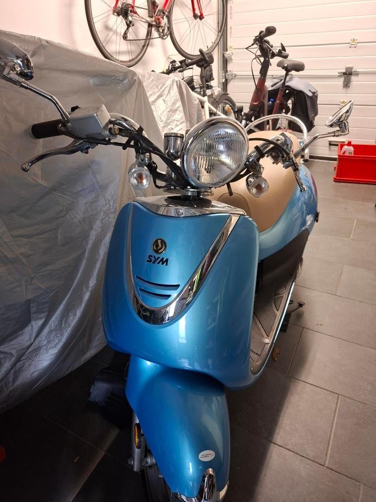 scooter, 25 km/h, shopper model, Fietsen en Brommers, Ophalen, Gebruikt, SYM, Benzine