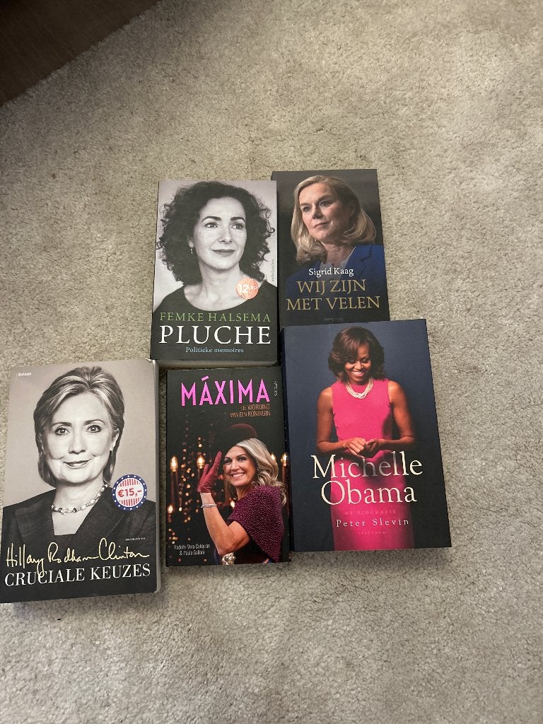 Boeken biografieën, Ophalen, Zo goed als nieuw, Diverse auteurs, Politiek