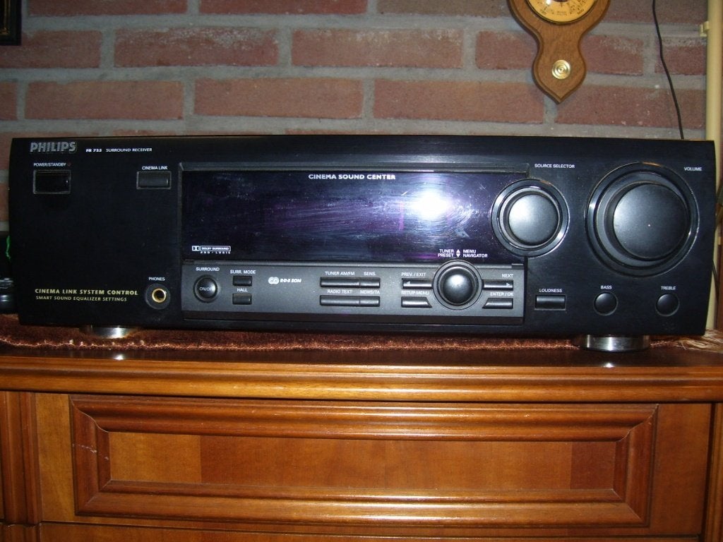 VERSTERKER PHILIPS, Ophalen of Verzenden, Niet werkend, 120 watt of meer, Overige merken