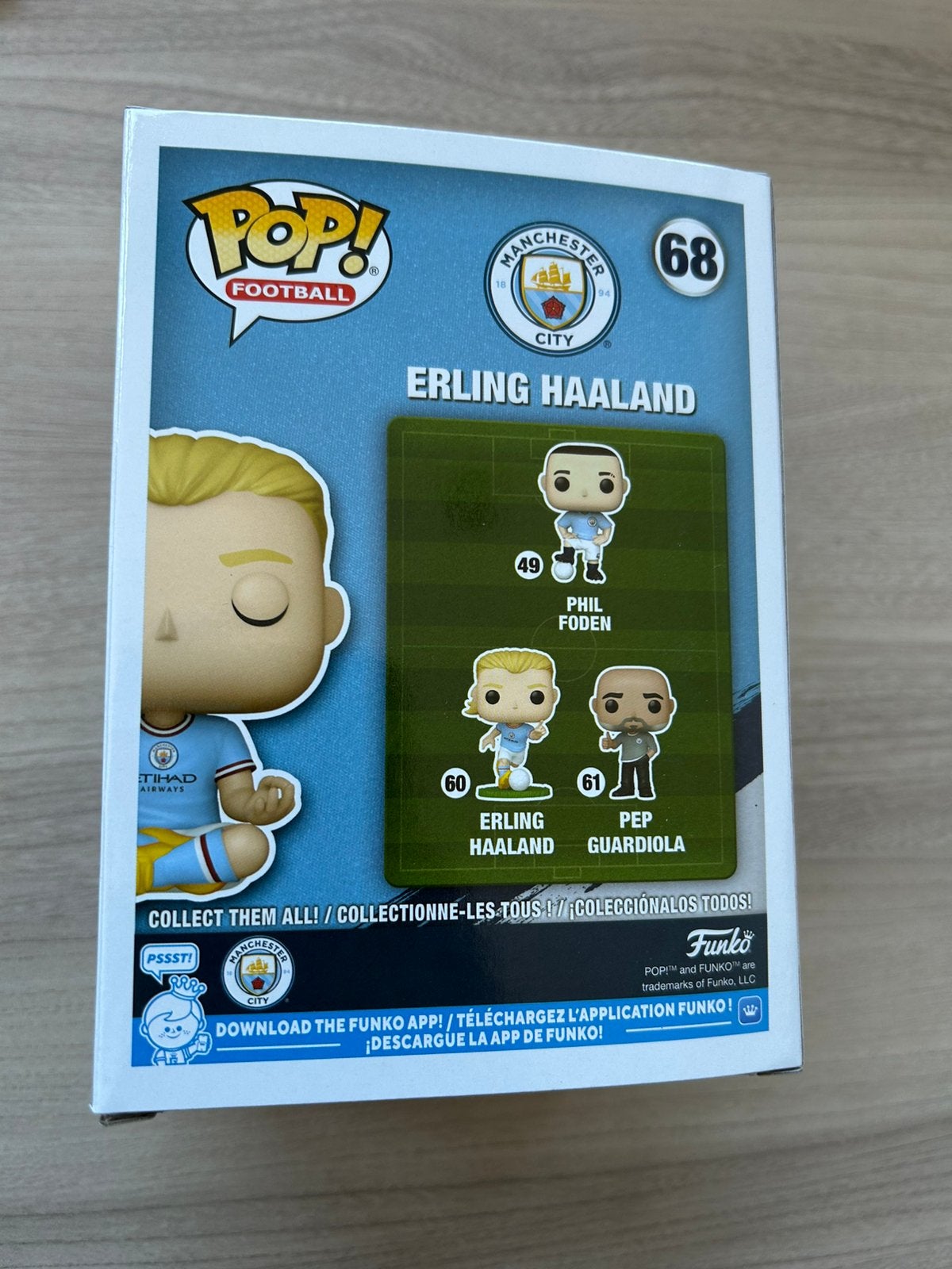 Funko Pop! Football – Erling Haaland #68 (Manchester City), Buitenlandse clubs, Funko europe, Ophalen of Verzenden, Zo goed als nieuw