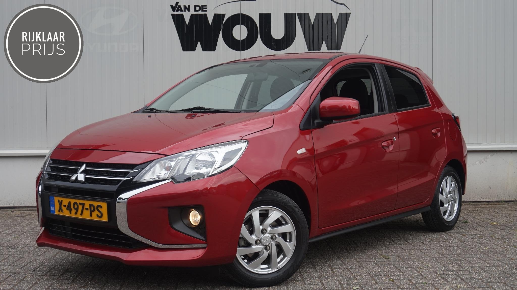Mitsubishi Space Star 1.2 Dynamic Automaat | Dealeronderhoud, Stof, Gebruikt, Origineel Nederlands, Bedrijf