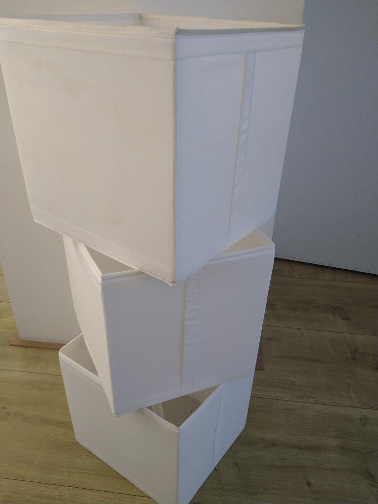 ikea SKUBB indeling bakken 3 x wit, Zo goed als nieuw, Minder dan 100 cm, 25 tot 50 cm, 50 tot 100 cm