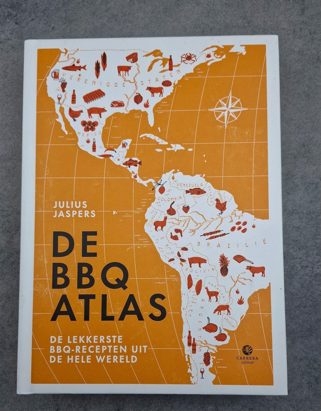 De BBQ Atlas - Julius Jaspers (Zo goed als nieuw), Hoofdgerechten, Verzenden, Julius Jaspers, Zo goed als nieuw