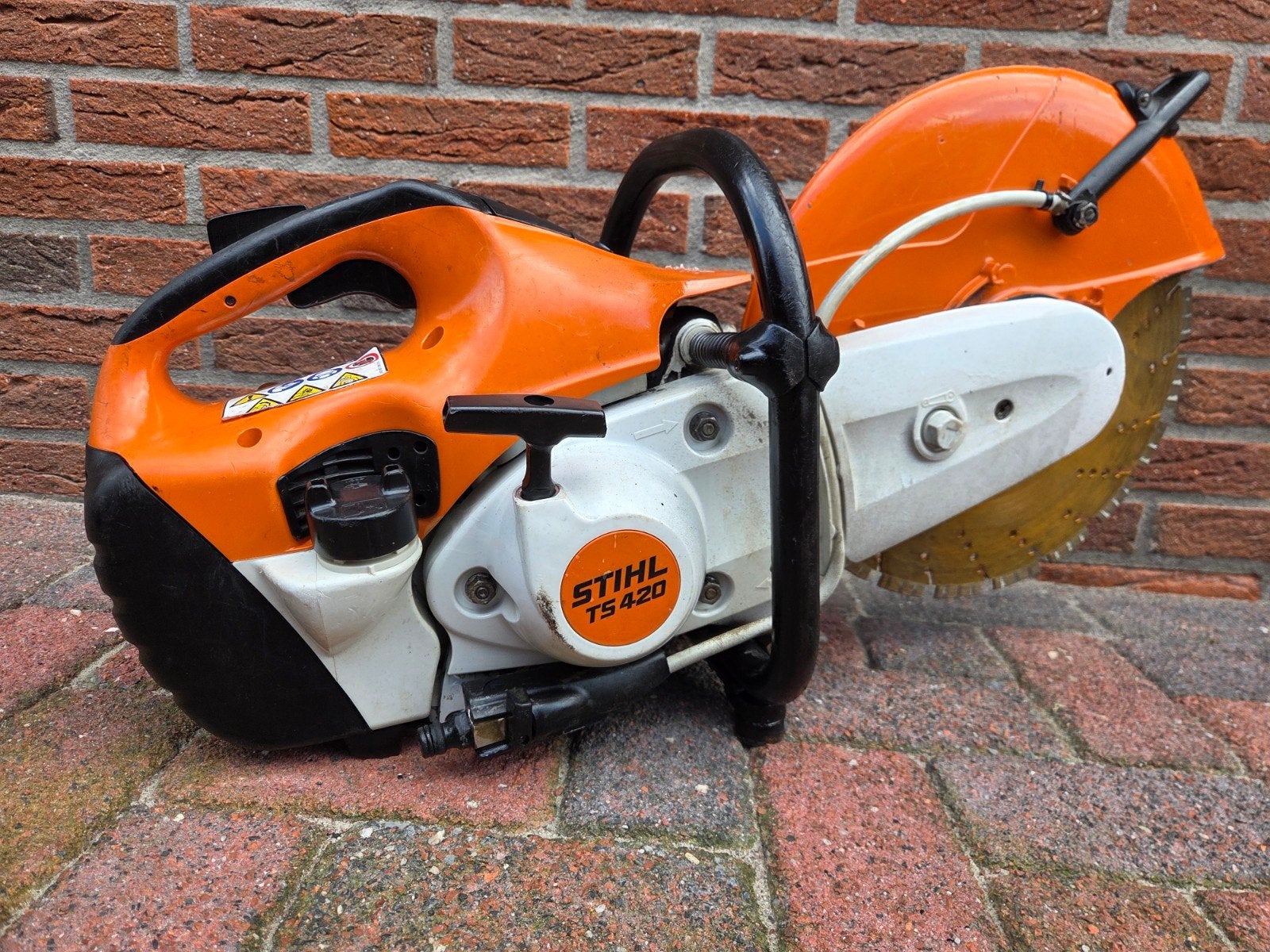 bandenzaag stihl ts 420, Ophalen of Verzenden, Zo goed als nieuw