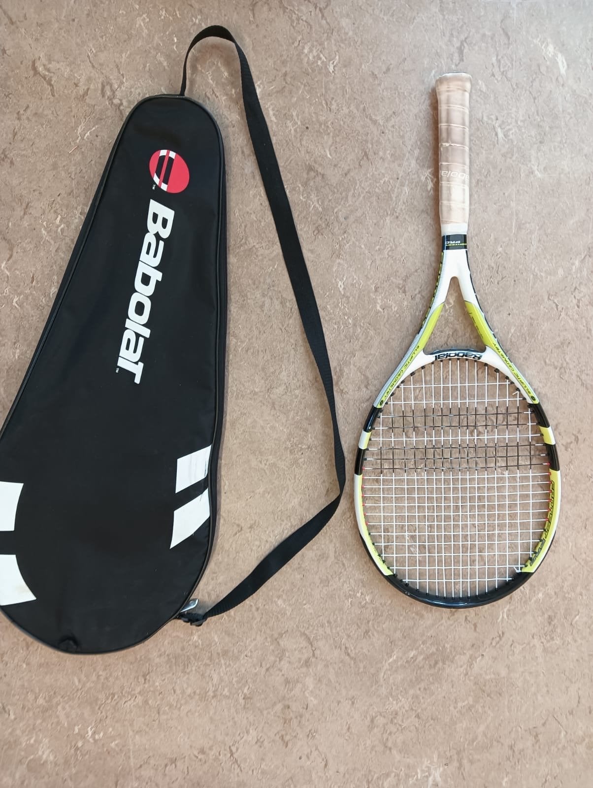 Babolat Tennissracket met hoes - Zo goed als nieuw, Ophalen, Zo goed als nieuw, Racket, Babolat
