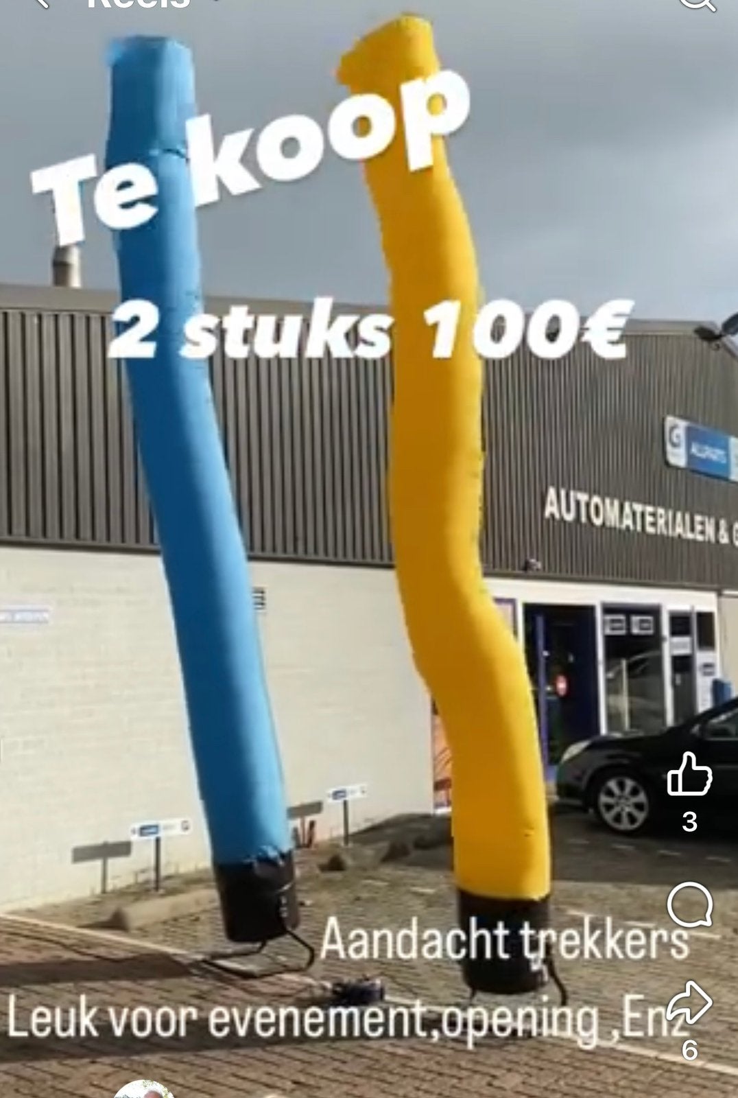 Sky tube, Ophalen, Zo goed als nieuw