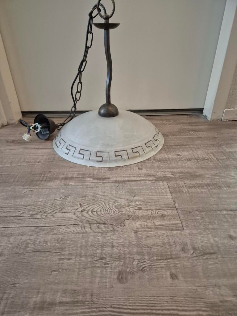 Hanglamp, Ophalen, Gebruikt, Metaal, Minder dan 50 cm