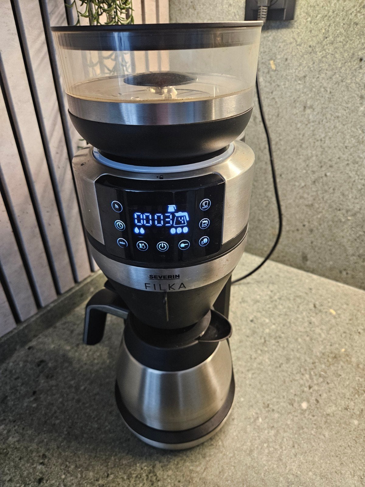 Severin Filka koffiezetapparaat, Witgoed en Apparatuur, Koffiezetapparaten, Afneembaar waterreservoir, Niet werkend, Koffiebonen
