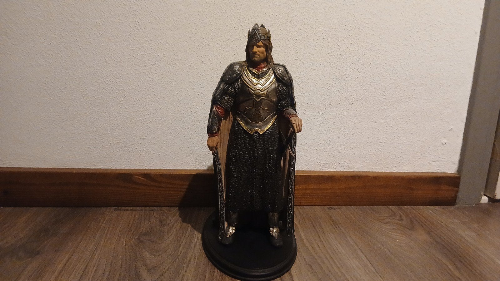King Elessar - Weta Workshop polystone statue (2003/2004), Ophalen, Gebruikt, Beeldje of Buste