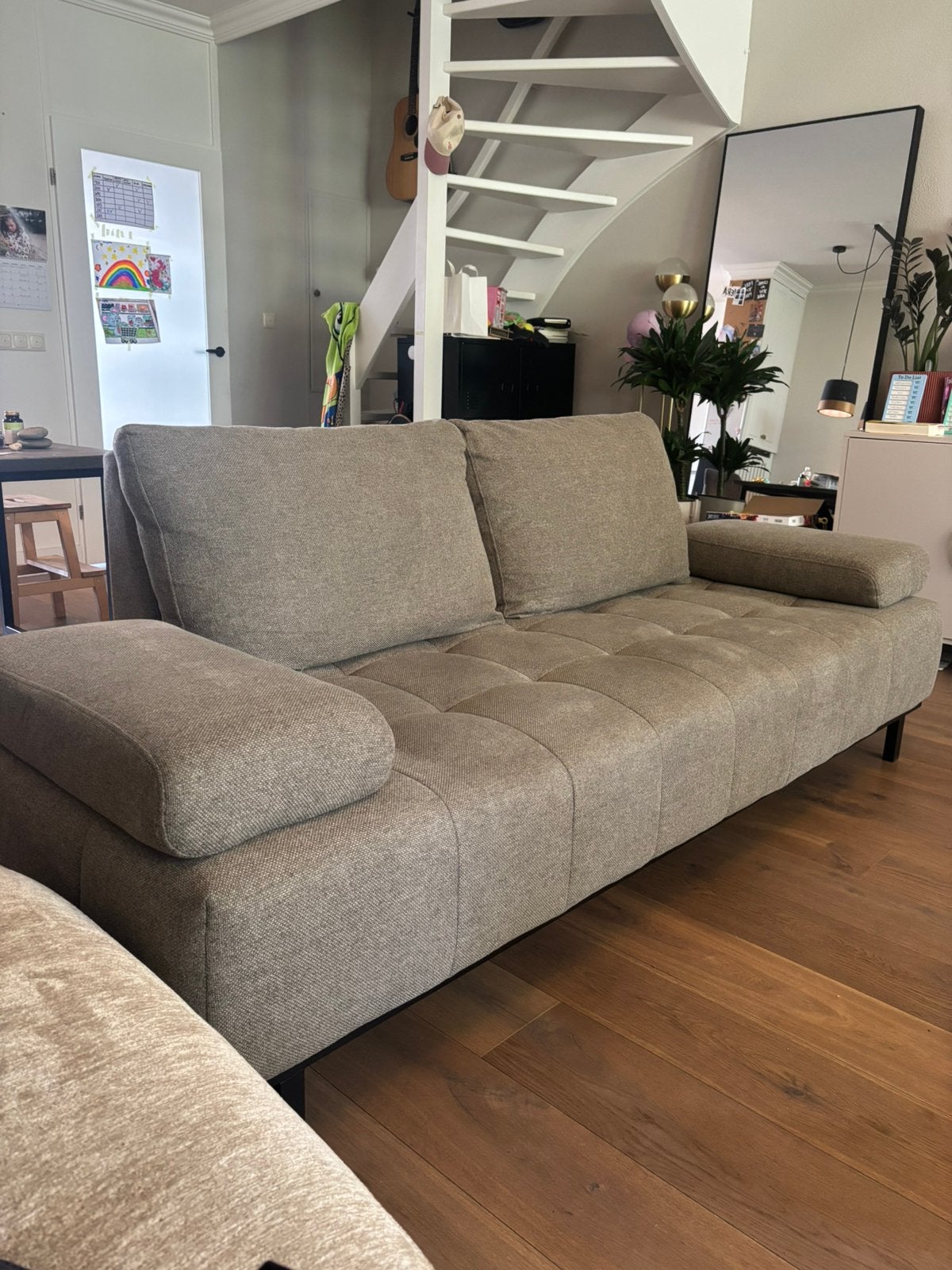 2,5 zitsbank (merk de Bommel), Ophalen, Tweepersoons, 75 tot 100 cm, Zo goed als nieuw