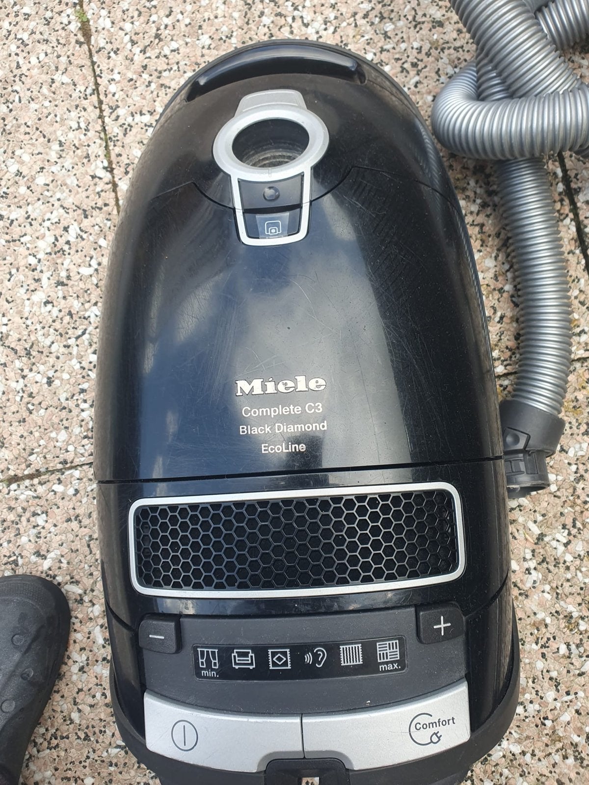 Miele Complete C3 Black Diamond EcoLine Stofzuiger, Inclusief accessoires, Gebruikt, Miele, Sledestofzuiger