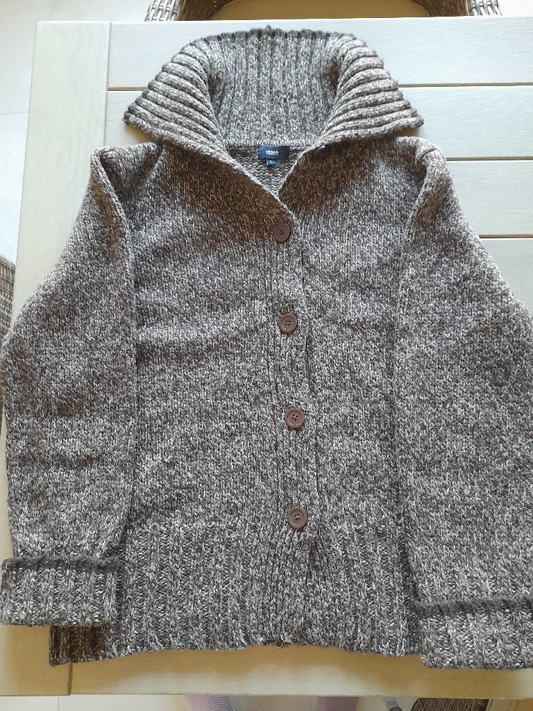 100 % wol vest bruin 42 -GRATIS zend, Verzenden, Nieuw, Maat 42/44 (L), Bruin