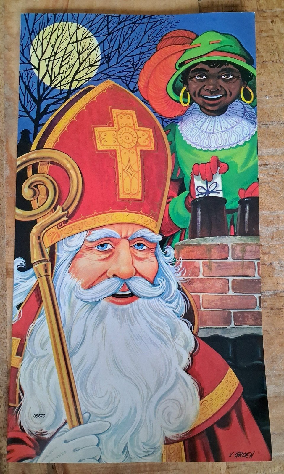 Vintage Sinterklaas prenten- en liedjesboek, Diversen, Ophalen of Verzenden