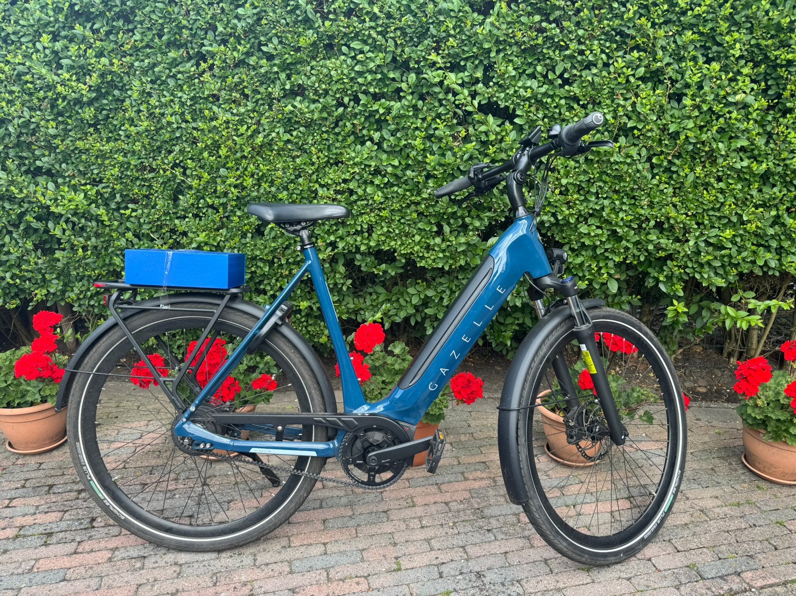 GAZELLE ULTIMATE C380 elektrische fiets (belt aandrijving), Fietsen en Brommers, Elektrische fietsen, Ophalen, Zo goed als nieuw