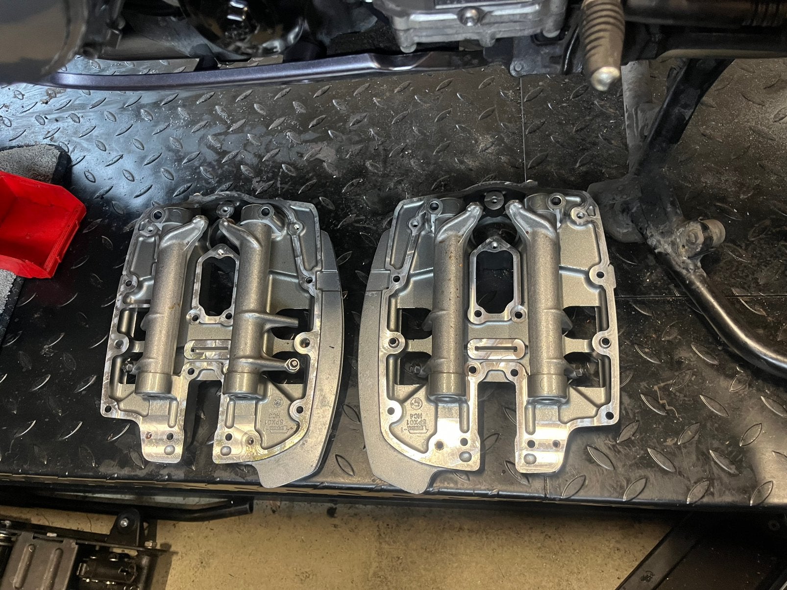 Rockerheads / tuimelaar koppen yamaha MT01, Motoren, Ophalen of Verzenden