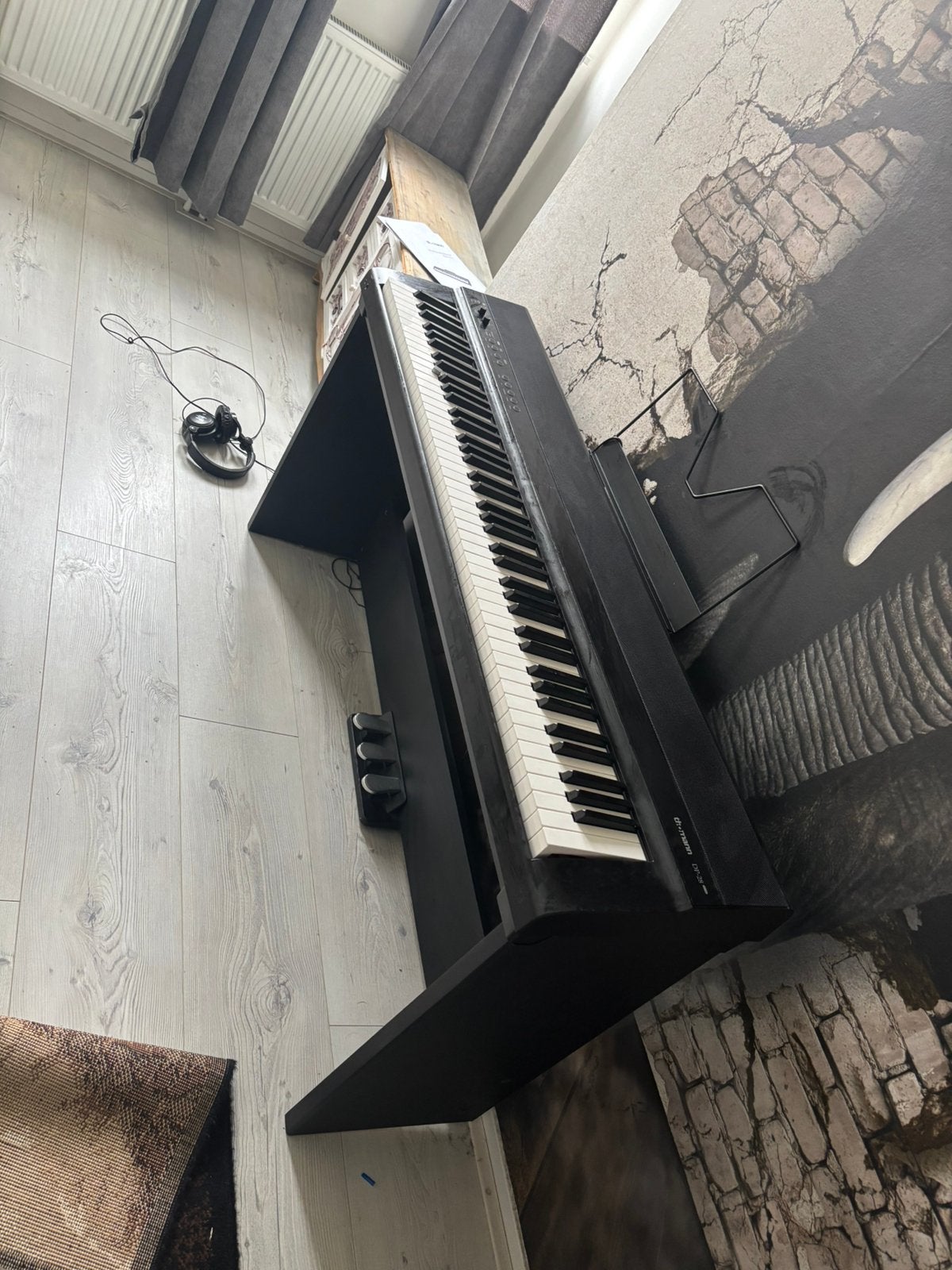 Mooie piano, Ophalen, Zo goed als nieuw, Zwart