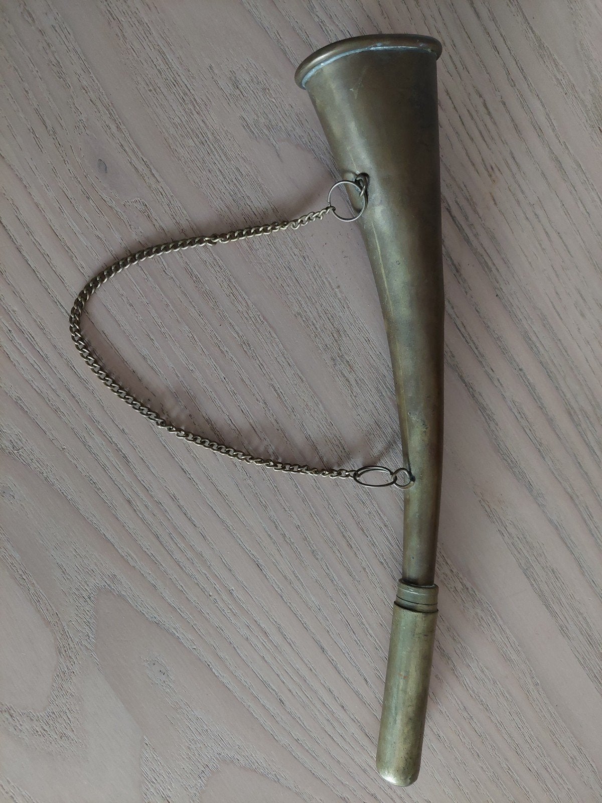 Vintage Scheepshoorn / Toeter van Messing of koper., Ophalen of Verzenden